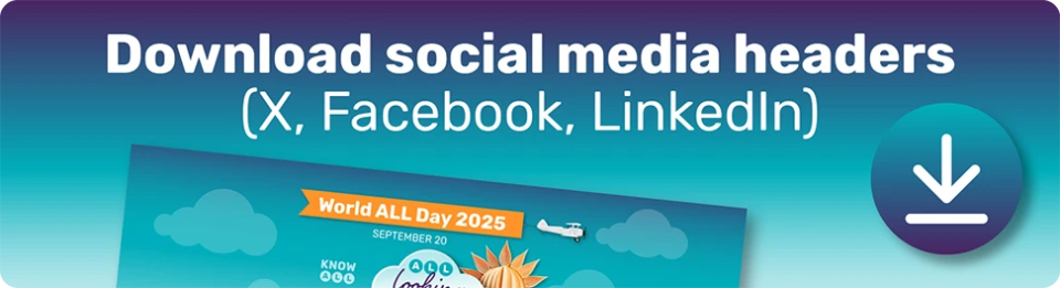 Download headers for your social media channels